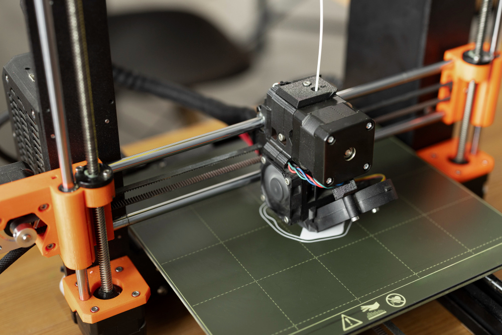 3D printer manufacturing a prototype of an intricate custom medal