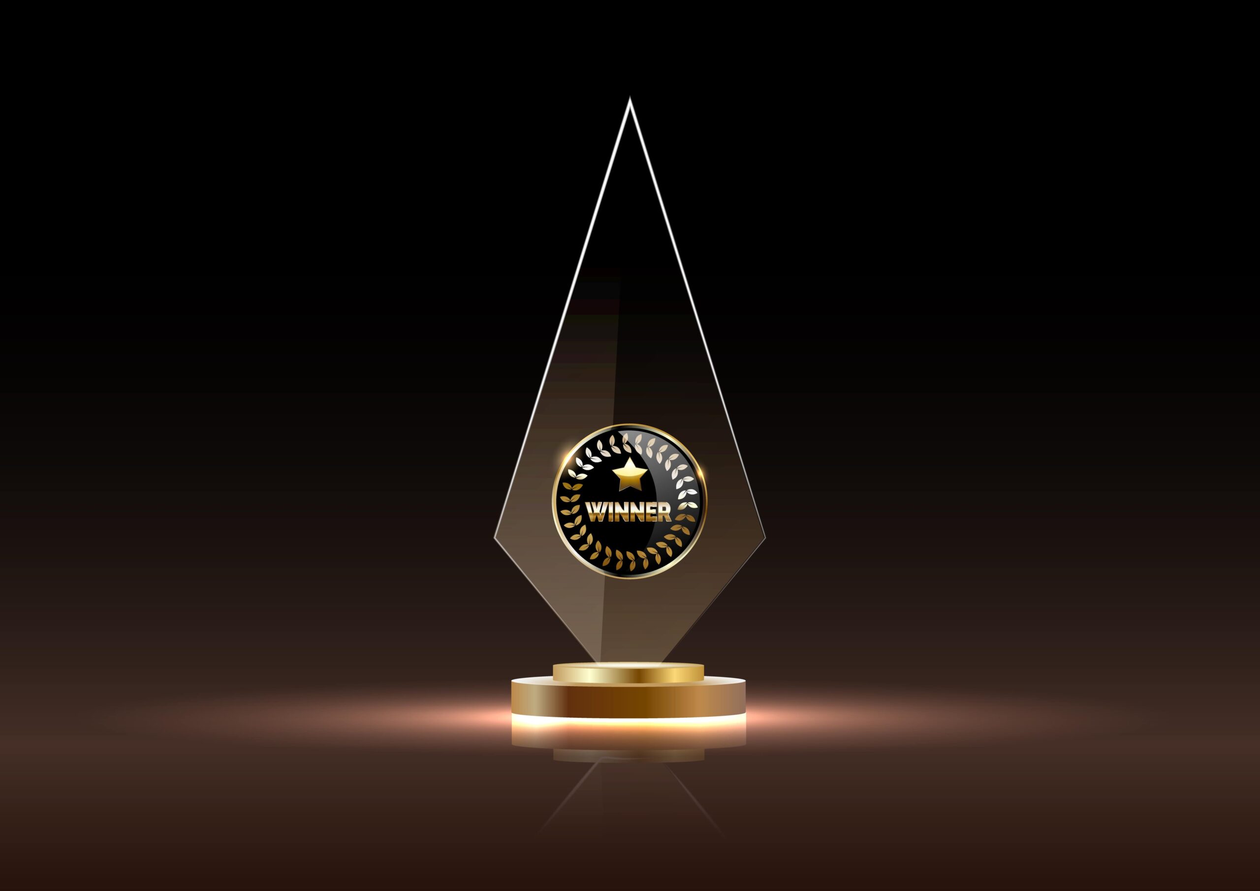 Acrylic awards - Platinum Awards