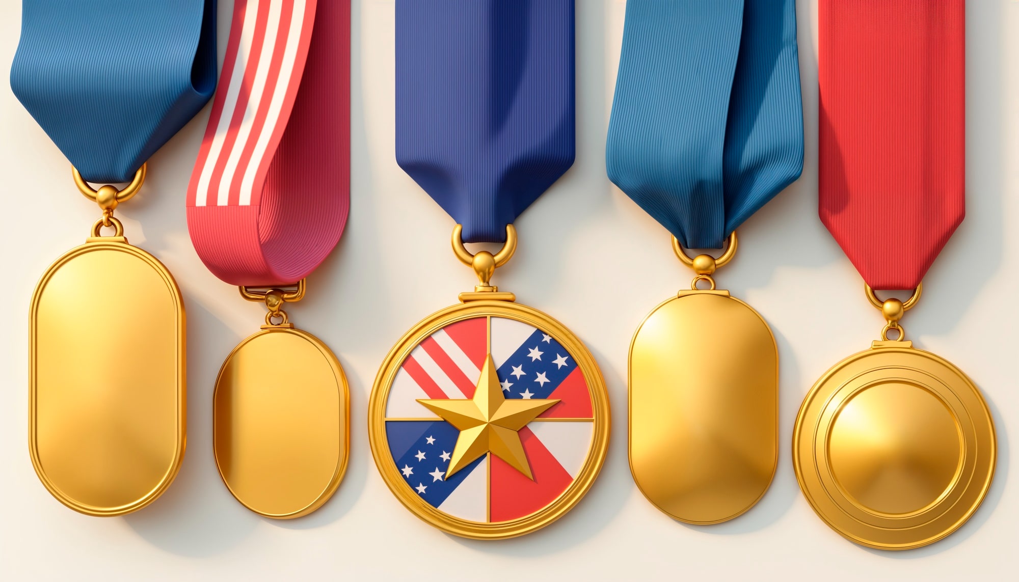 Custom Metal Medals - Platinum Awards
